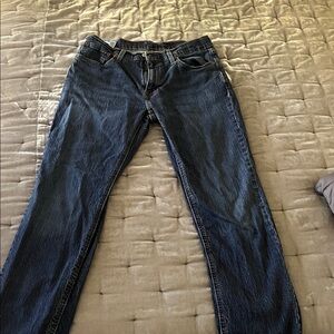 Levi's Men's 541 Dark Blue Straight Jeans